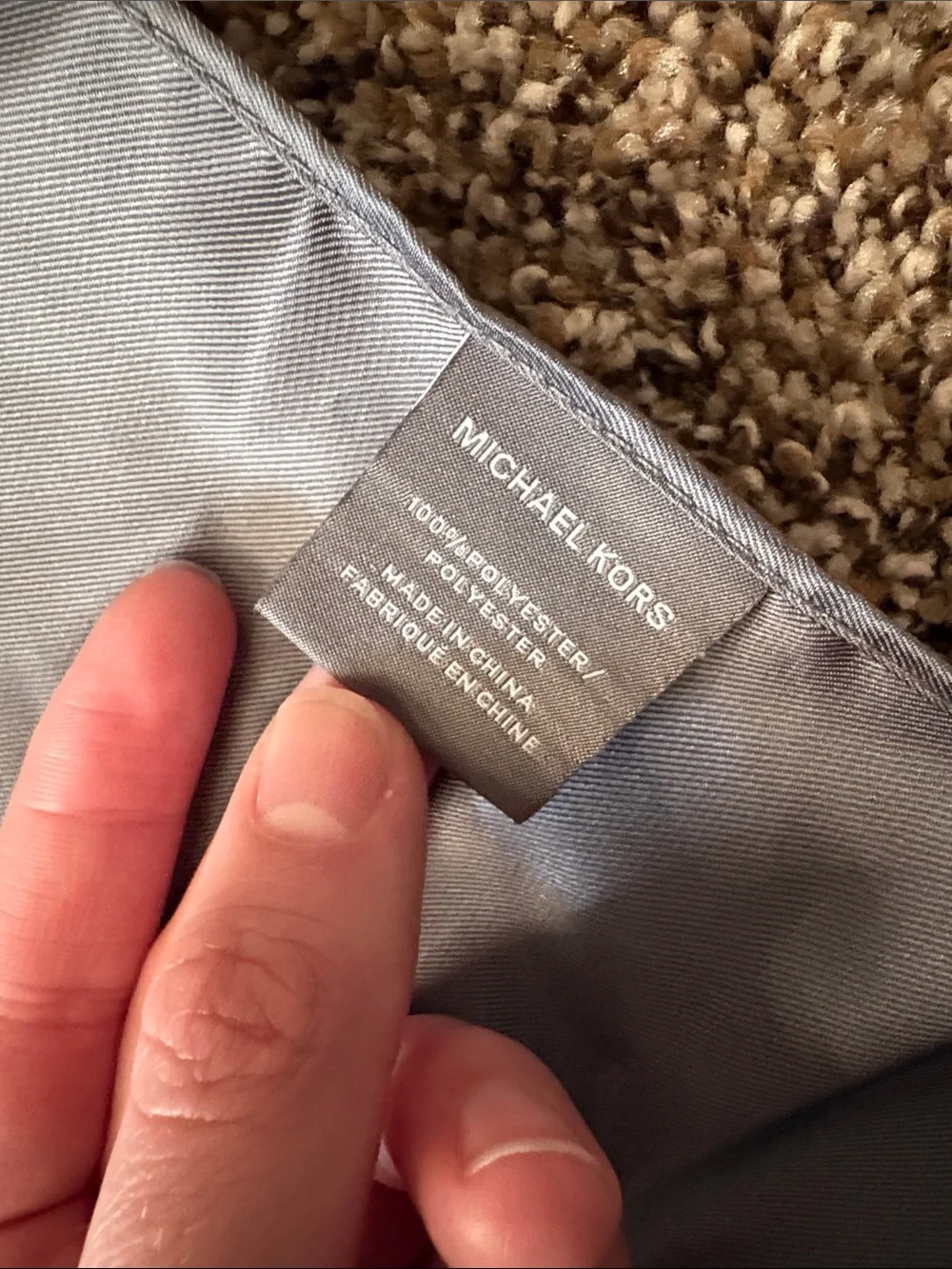 Michael Kors gray cloth
